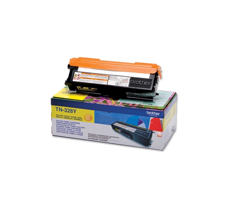 Toner Brother TN-328Y jaune