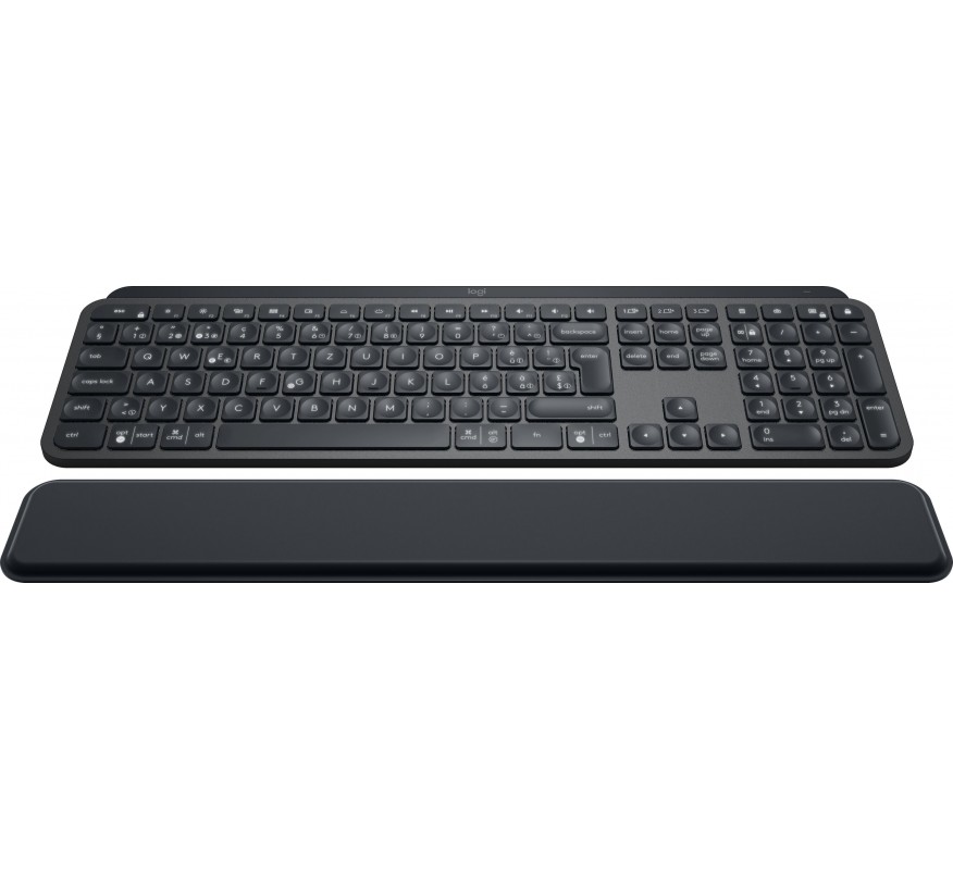 Logitech MX Keys Plus avec repose-poignets